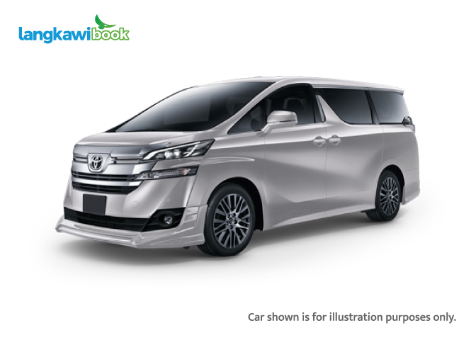Langkawibook Car Rental in Langkawi Luxury MPV Toyota  Vellfire Dual VVT-I 2.5 (A)
